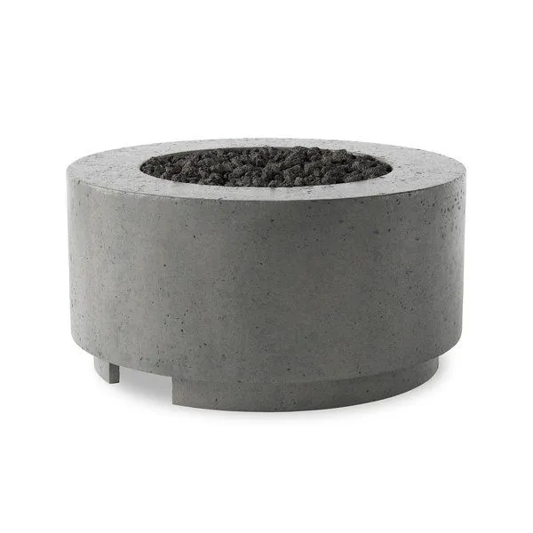 Product Image 1 for Damian Outdoor Fire Table - Pewter Concrete from Four Hands