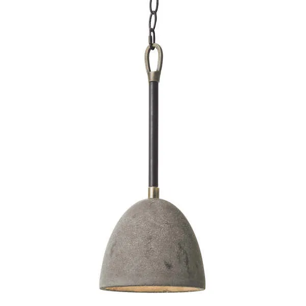Product Image 1 for Concrete Dome Pendant from Regina Andrew Design