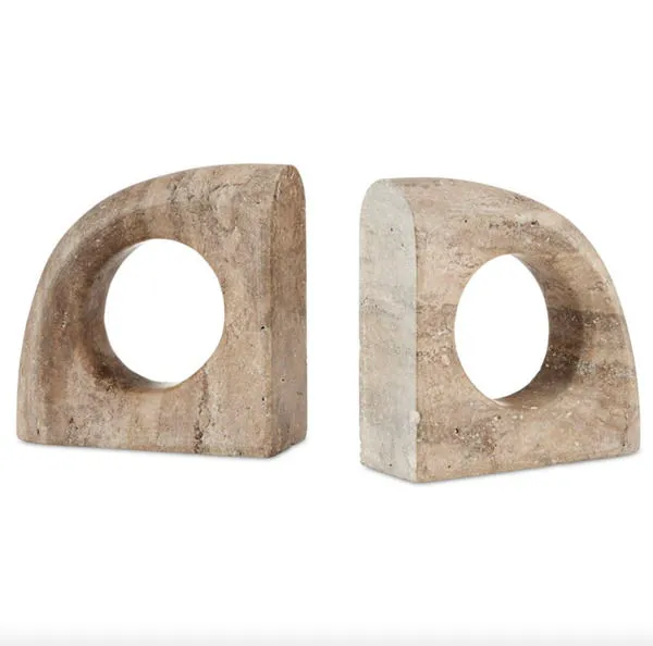 Product Image 2 for Russo Travertine Object Set of 2 from Currey & Company