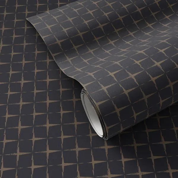 Product Image 1 for Blocking Black and Tan I Wallpaper by Getty Images from Four Hands