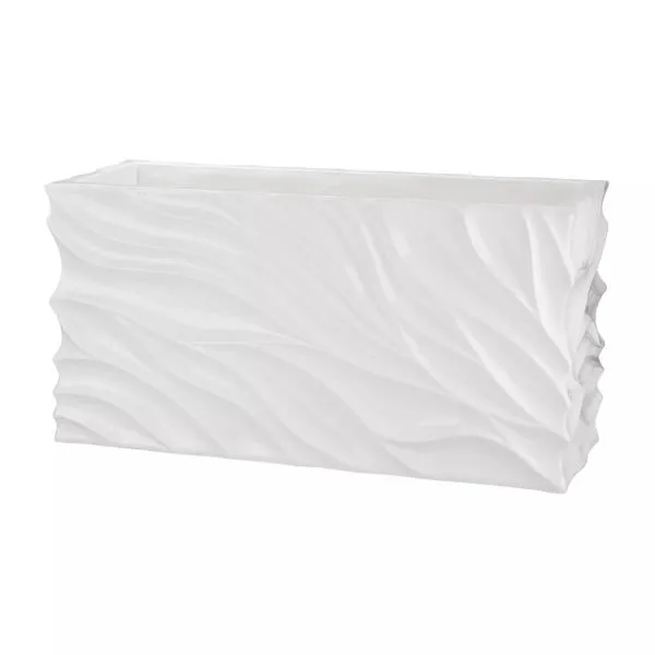 Product Image 1 for Swirl Table Planter   White from Elk Home