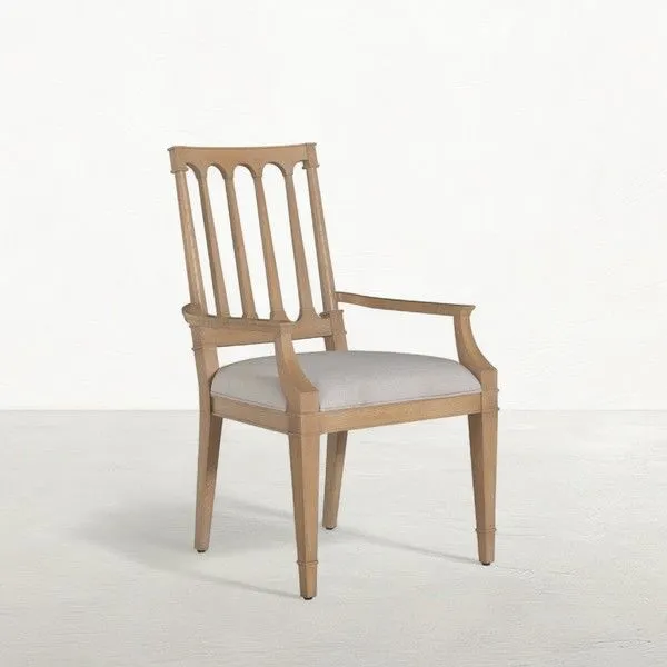 Product Image 1 for Mathis Dining Arm Chair Rustic French Oak from Gabby