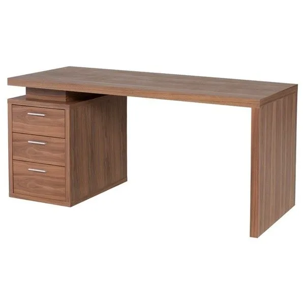 Product Image 1 for Benjamin Desk - Walnut Brown from Nuevo