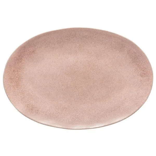 Product Image 1 for Livia Large Ceramic Stoneware Oval Platter - Mauve Rose from Costa Nova