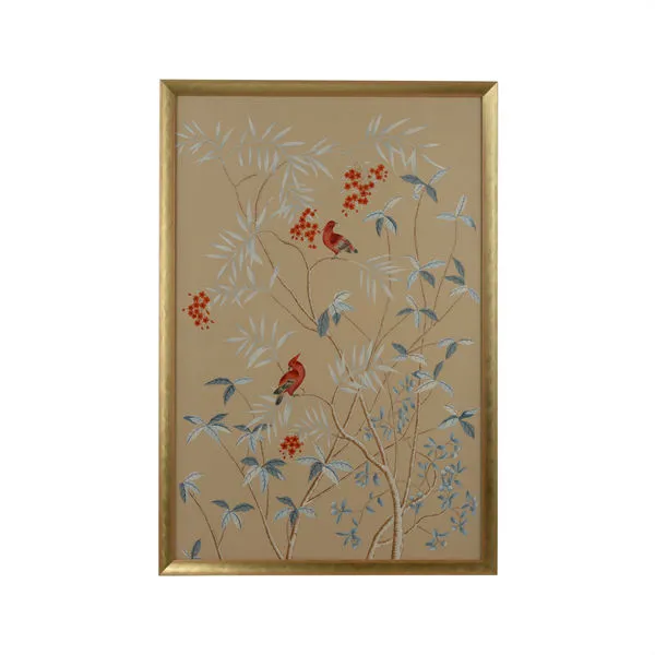 Product Image 1 for Buckhead Red Cockatoo Panel I from Chelsea House