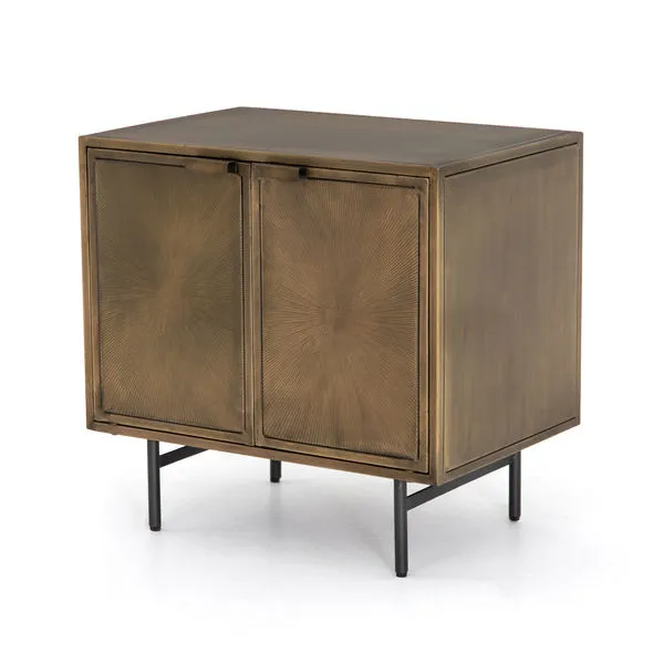 Product Image 4 for Sunburst Cabinet Nightstand from Four Hands