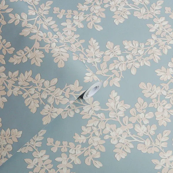 Product Image 1 for Laura Ashley Burnham Pale Seaspray Botanical Wallpaper from Graham & Brown