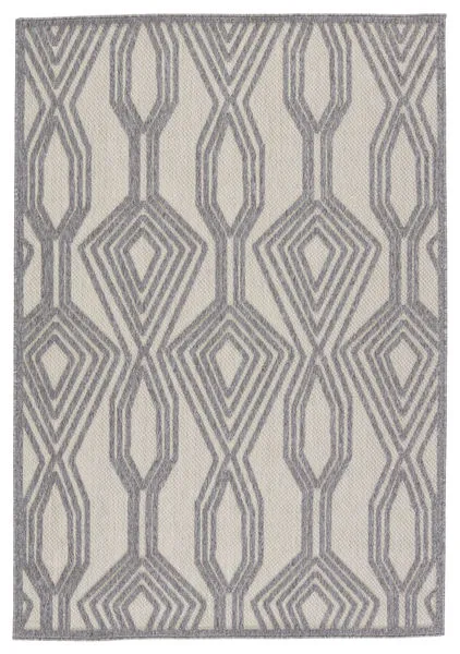 Product Image 3 for Adana Indoor/ Outdoor Trellis Cream/ Gray Rug from Jaipur