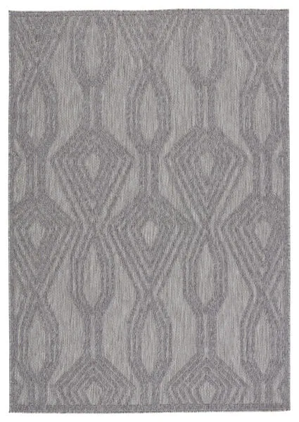 Product Image 5 for Adana Indoor/ Outdoor Trellis Gray Rug from Jaipur 