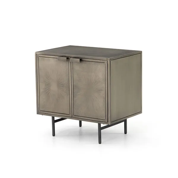 Product Image 8 for Sunburst Cabinet Nightstand from Four Hands