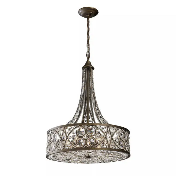 Product Image 1 for Amherst 6 Light Pendant In Antique Bronze from Elk Lighting