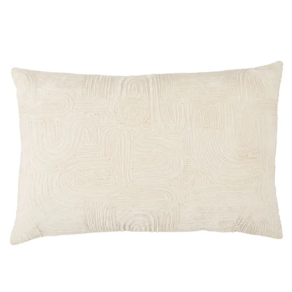 Product Image 2 for Pfeiffer Ivory/ Gold Geometric Lumbar Pillow from Jaipur