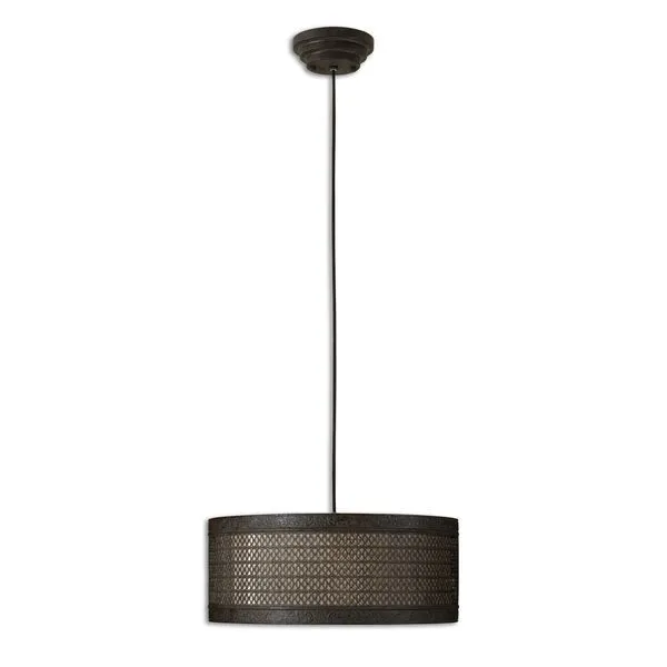 Product Image 3 for Uttermost New Orleans 3 Light Drum Pendant from Uttermost