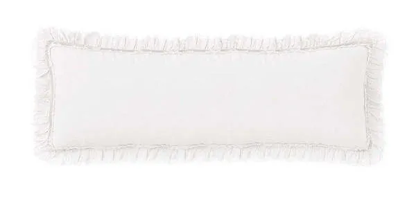 Product Image 1 for Mathilde 18" x 60" Decorative Body Pillow with Insert - White from Pom Pom at Home
