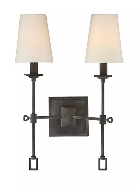 Product Image 1 for Lorainne 2 Light Sconce from Savoy House 