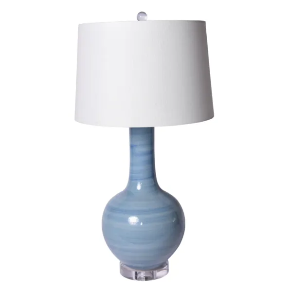 Product Image 1 for Lake Blue Globular Vase Table Lamp from Legend of Asia