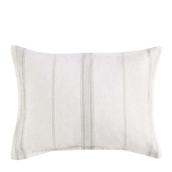 Product Image 1 for Jayson Linen Cashmere Gray Stripe Sham from Classic Home Furnishings
