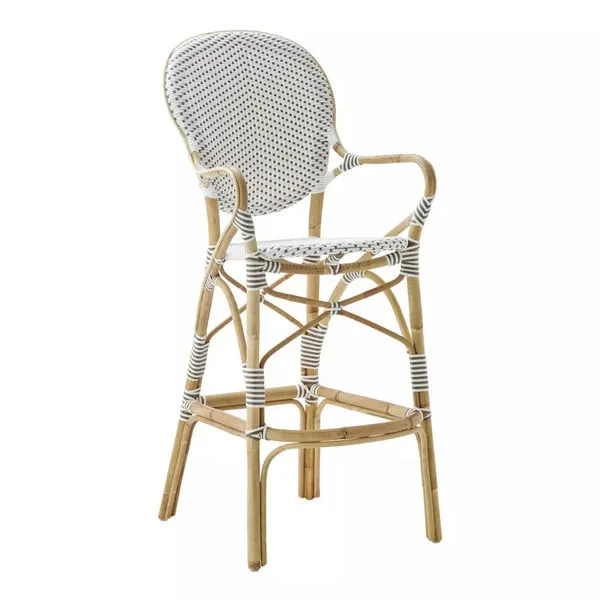 Product Image 2 for Isabell Rattan Bistro Bar Stool from Sika Design