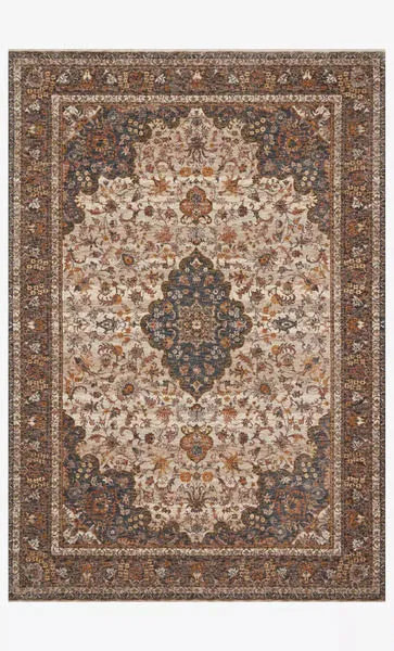 Product Image 2 for Lourdes Natural / Ocean Rug from Loloi