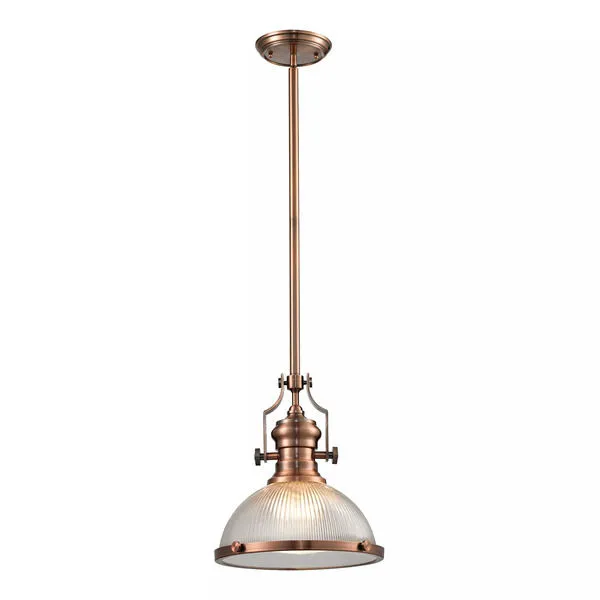 Product Image 1 for Chadwick Collection 1 Light Pendant In Antique Copper from Elk Lighting