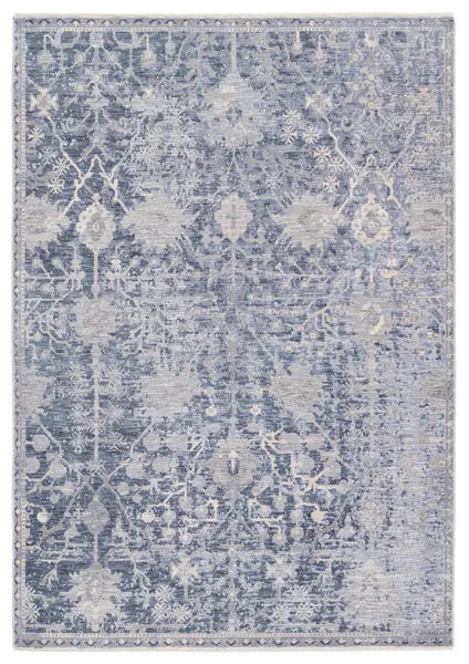 Product Image 3 for Seraph Medallion Blue/ Gray Rug from Jaipur 