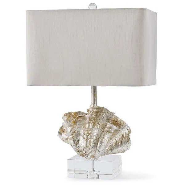 Product Image 1 for Silver Giant Clam Shell Table Lamp from Regina Andrew Design