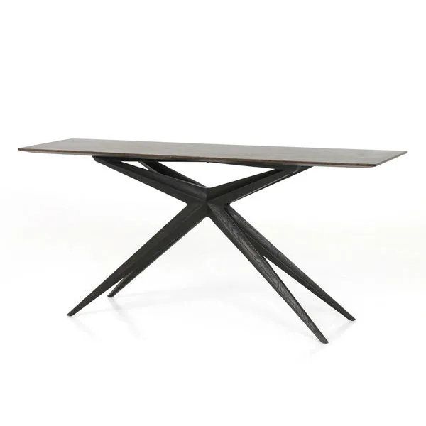 Product Image 5 for Sasha Console Table Burnt Oak/Ebony from Four Hands