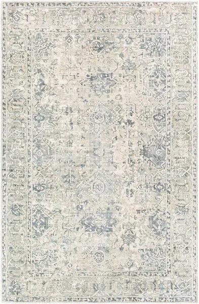 Product Image 1 for Jordan Hand-Knotted Deep Teal / Denim Rug - 6' x 9' from Surya