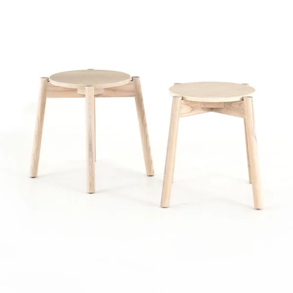 Product Image 3 for Pike Accent Stool   Set Of 2 from Four Hands