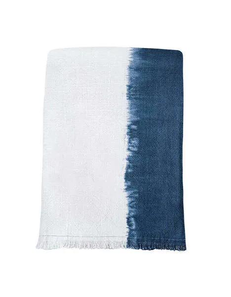 Product Image 2 for Indigo Blue Tie Dye Cotton Throw 50x70 from Anaya Home