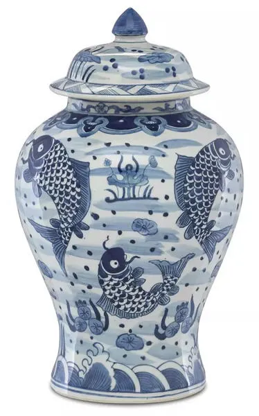 Product Image 2 for Ming Temple Jar from Currey & Company