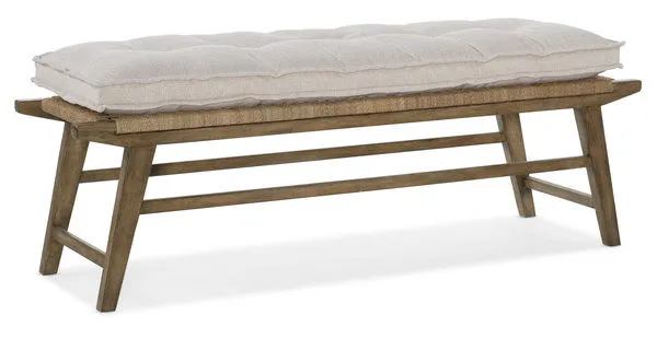 Product Image 1 for Sundance Dark Wood & Fabric Bed Bench from Hooker Furniture