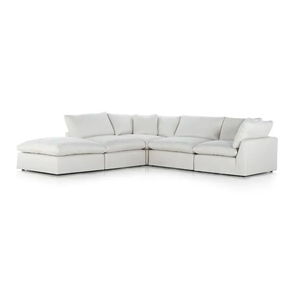 Product Image 5 for Stevie 4 Piece Sectional Sofa with Ottoman from Four Hands