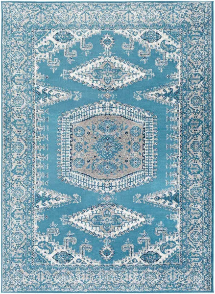 Product Image 5 for Monte Carlo Blue / Light Gray Rug from Surya