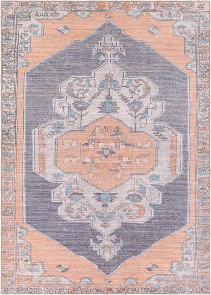 Product Image 4 for Amelie Peach / Denim Rug from Surya