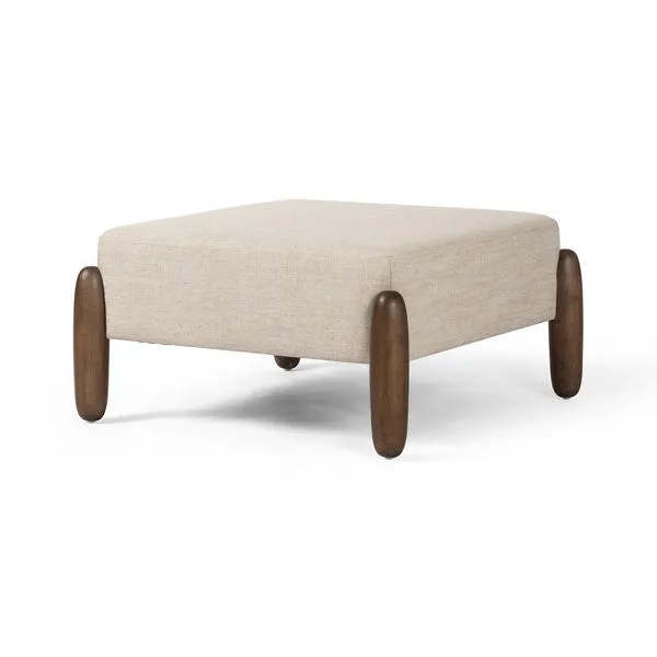 Product Image 1 for Oaklynn Alcala Wheat Ottoman from Four Hands