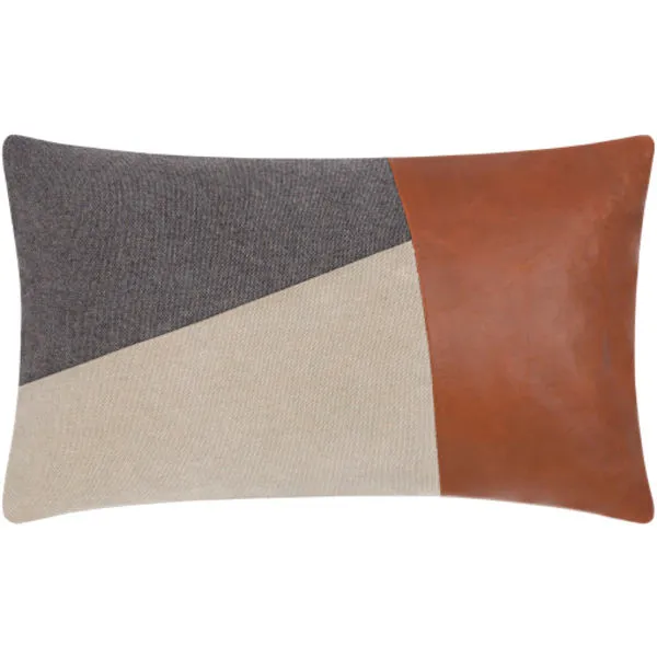 Product Image 3 for Branson Leather Geometric Pillow from Surya