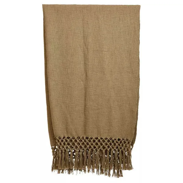 Product Image 6 for Woven Cotton Throw With Crochet & Fringe from Creative Co-Op