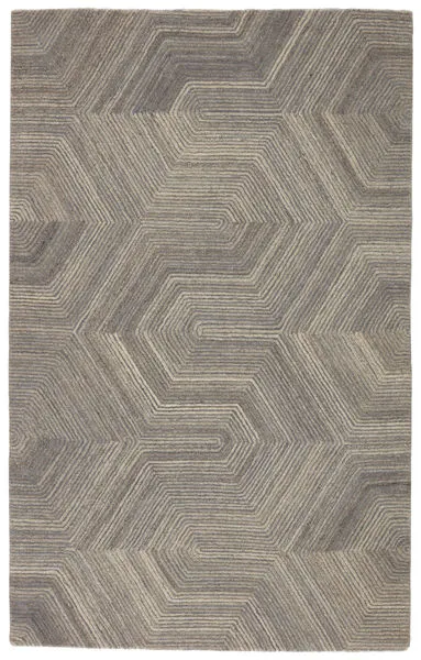 Product Image 3 for Verde Home by Rome Handmade Geometric Gray Rug from Jaipur 