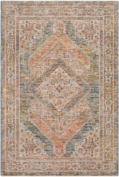 Product Image 1 for Naila Vintage-Inspired Woven Rust / Sage Rug - 10' x 14' from Surya