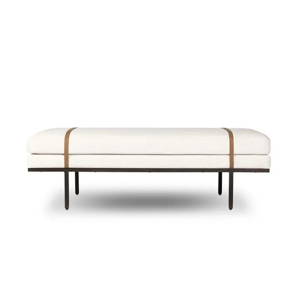 Product Image 1 for Harris Crypton Nomad Snow Accent Bench from Four Hands