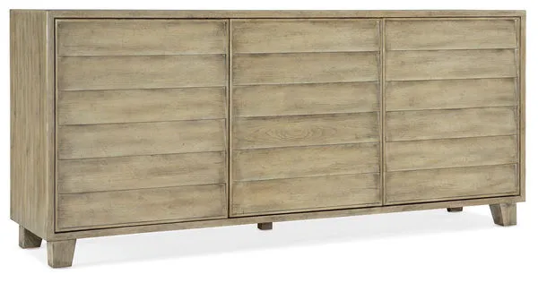 Product Image 1 for Surfrider Quartered Pine & Maple Veneer Buffet from Hooker Furniture