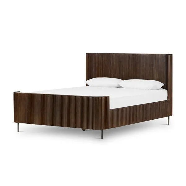Product Image 17 for Fletcher Oak Veneer Queen Bed from Four Hands