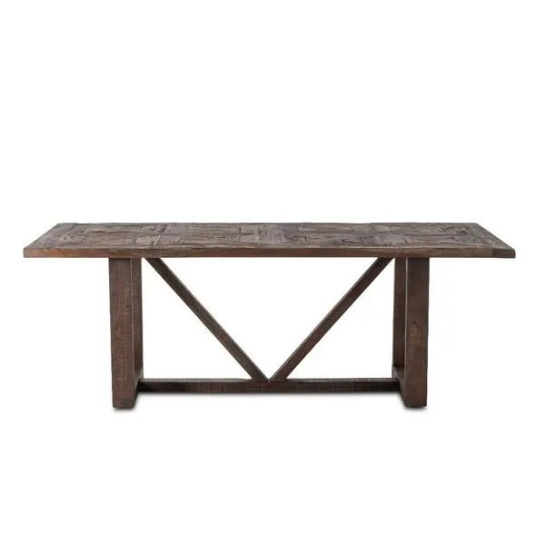 Product Image 4 for Savannah Modern Barnwood Dining Table from World Interiors