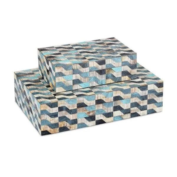 Product Image 1 for Ezra Box Set of 2 from Currey & Company