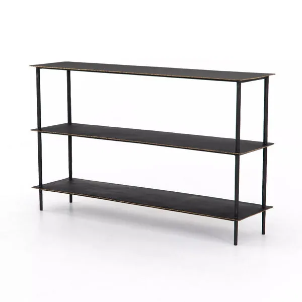 Product Image 3 for Trula Console Table Rubbed Black from Four Hands