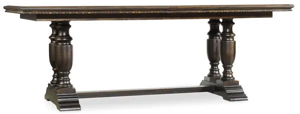 Product Image 4 for Treviso Trestle Dining Table With Two 18'' Leaves from Hooker Furniture