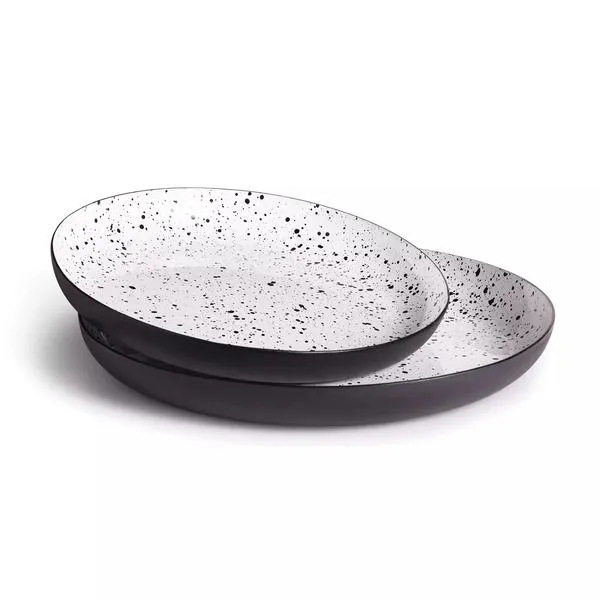 Product Image 1 for Speckle Round Trays, Set Of 2 from Napa Home And Garden