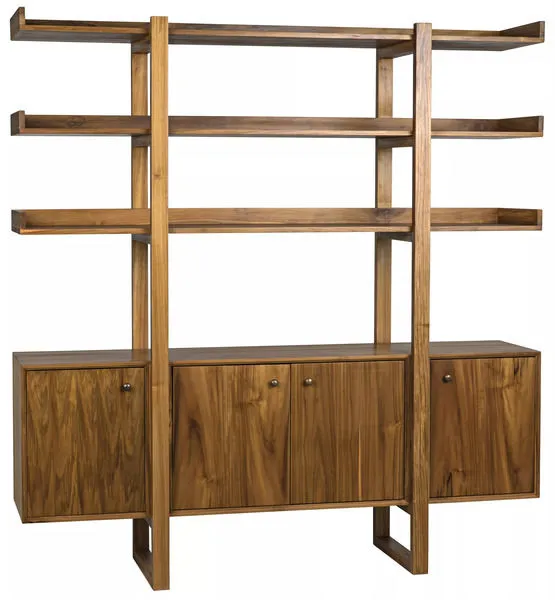 Product Image 3 for Malistae Bookcase, Bali Teak from Noir
