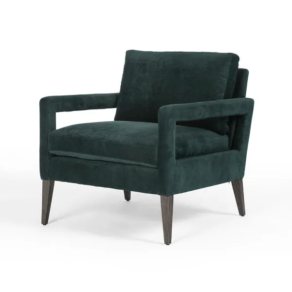 Product Image 9 for Olson Emerald Worn Velvet Chair from Four Hands